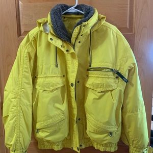 Bright Yellow Killy Ski Jacket - Women’s Size 8